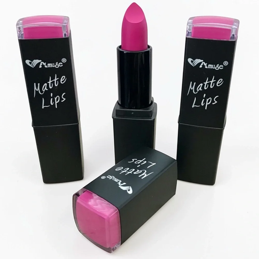 🆕3pcs Amuse Matte Lips Lipstick